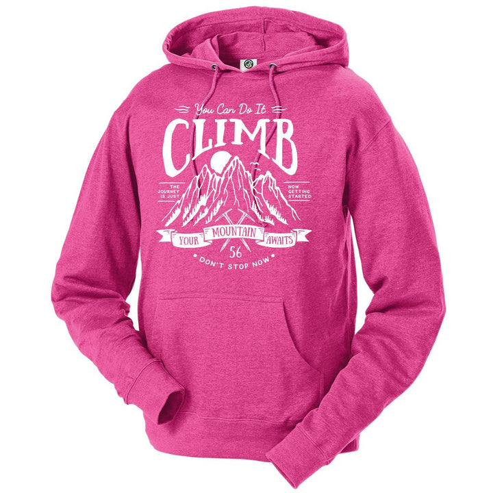 Climb National Park Hoodie - Heliconia Heather / S - hoodie