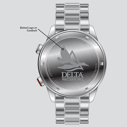 Columbia Timing Outbacker 3-Hand Date Watch - Black Dial Stainless Steel Bracelet