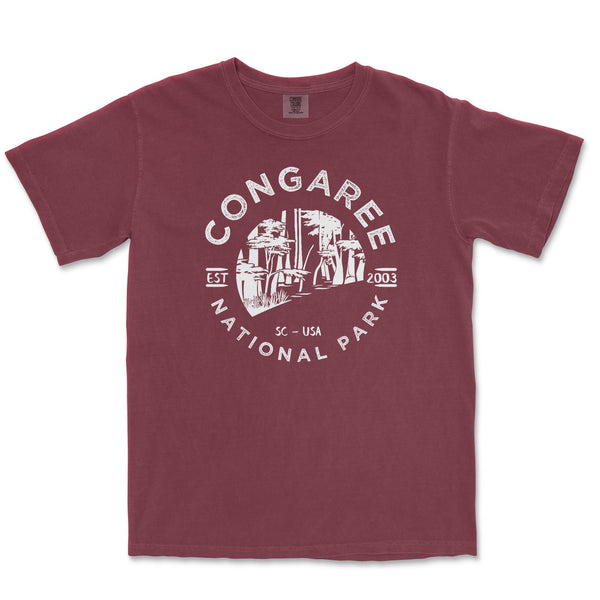 Congaree National Park Comfort Colors T Shirt - S / Brick - tshirt