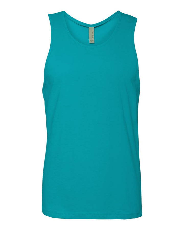 Cotton Muscle Tank 3633 - Tahiti Blue / XS - tank top