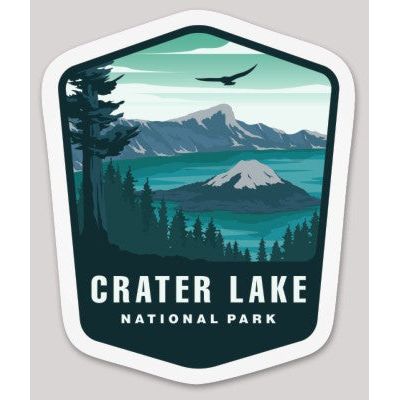 Crater Lake National Park Die Cut Sticker - sticker