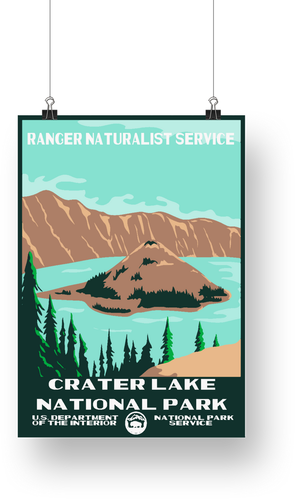 Crater Lake National Park Poster - poster