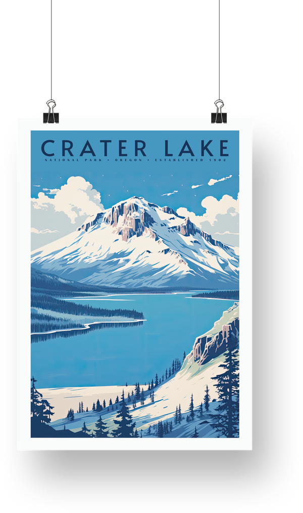 Crater Lake National Park Poster - poster