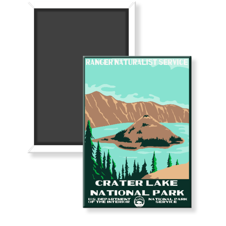 Crater Lake National Park WPA Magnet - magnet