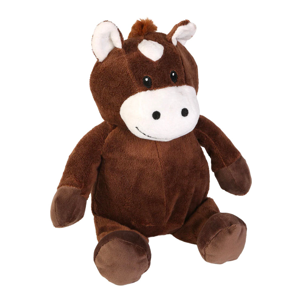 Brown plush horse toy from Cuddle Pal Horse Mini Plush collection, suitable for custom apparel