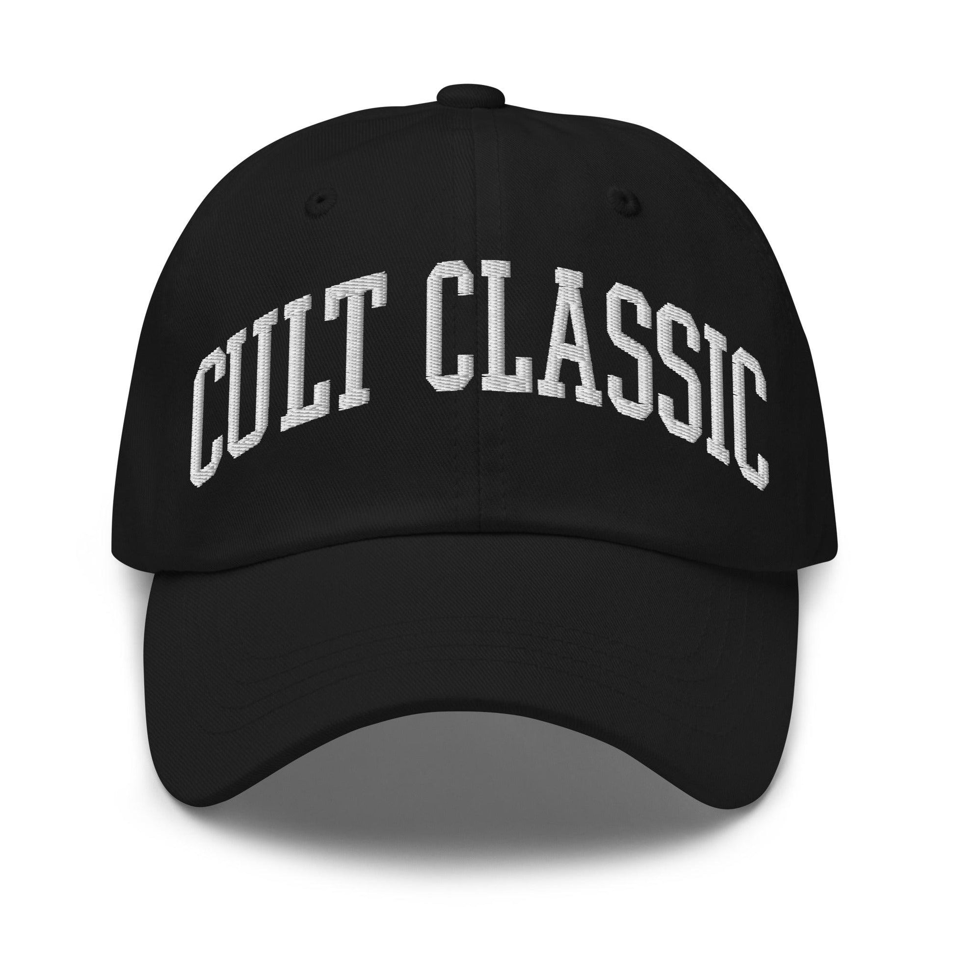 Cult Classic Embroidered Dad Hat - Black