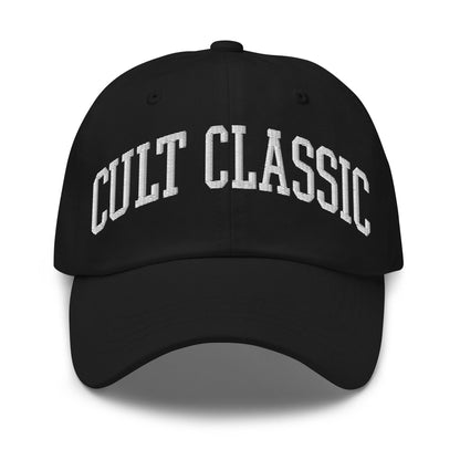 Cult Classic Embroidered Dad Hat - Black