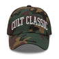 Cult Classic Embroidered Dad Hat - Green Camo
