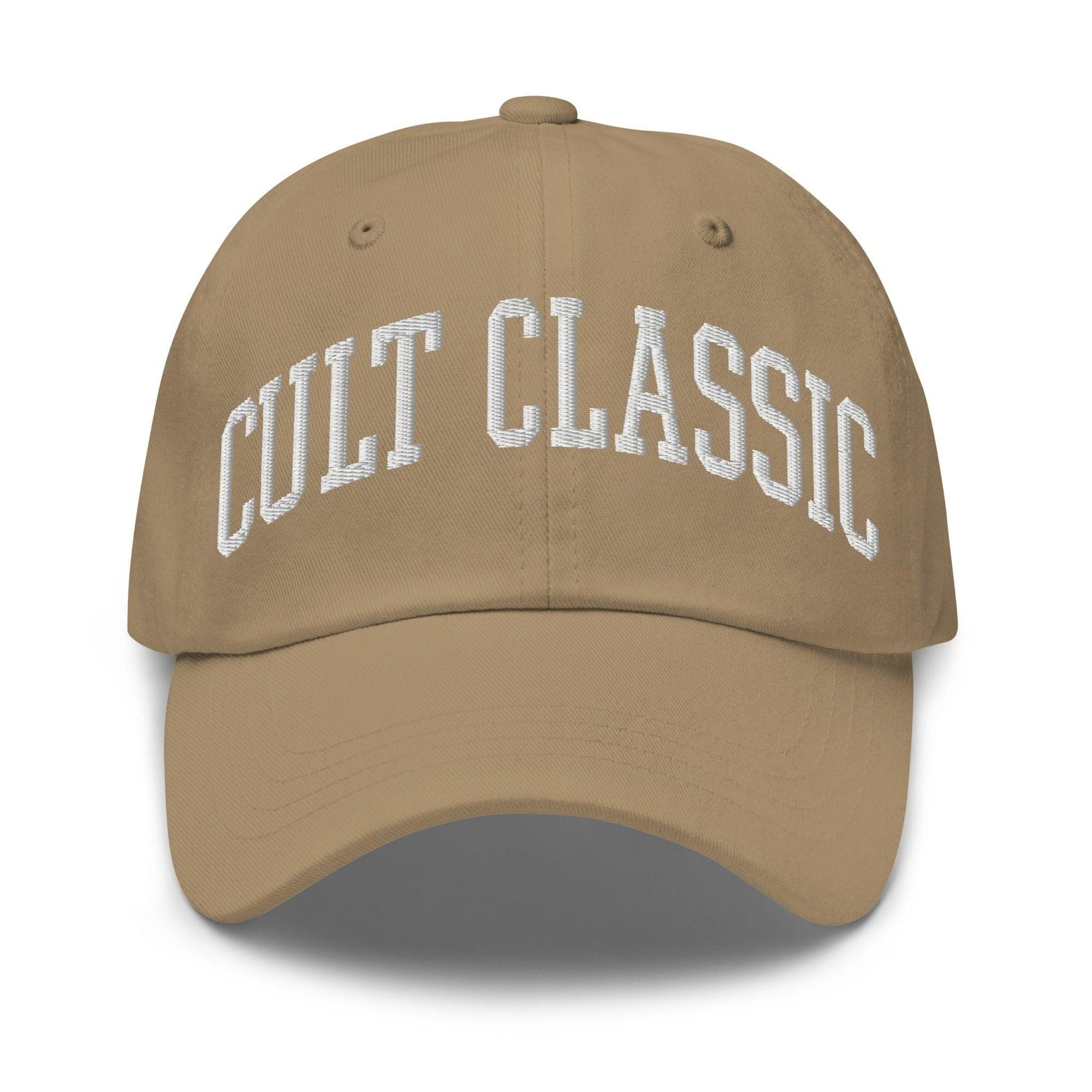 Cult Classic Embroidered Dad Hat - Khaki
