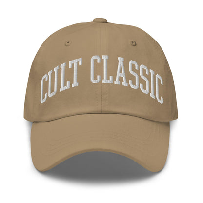 Cult Classic Embroidered Dad Hat - Khaki