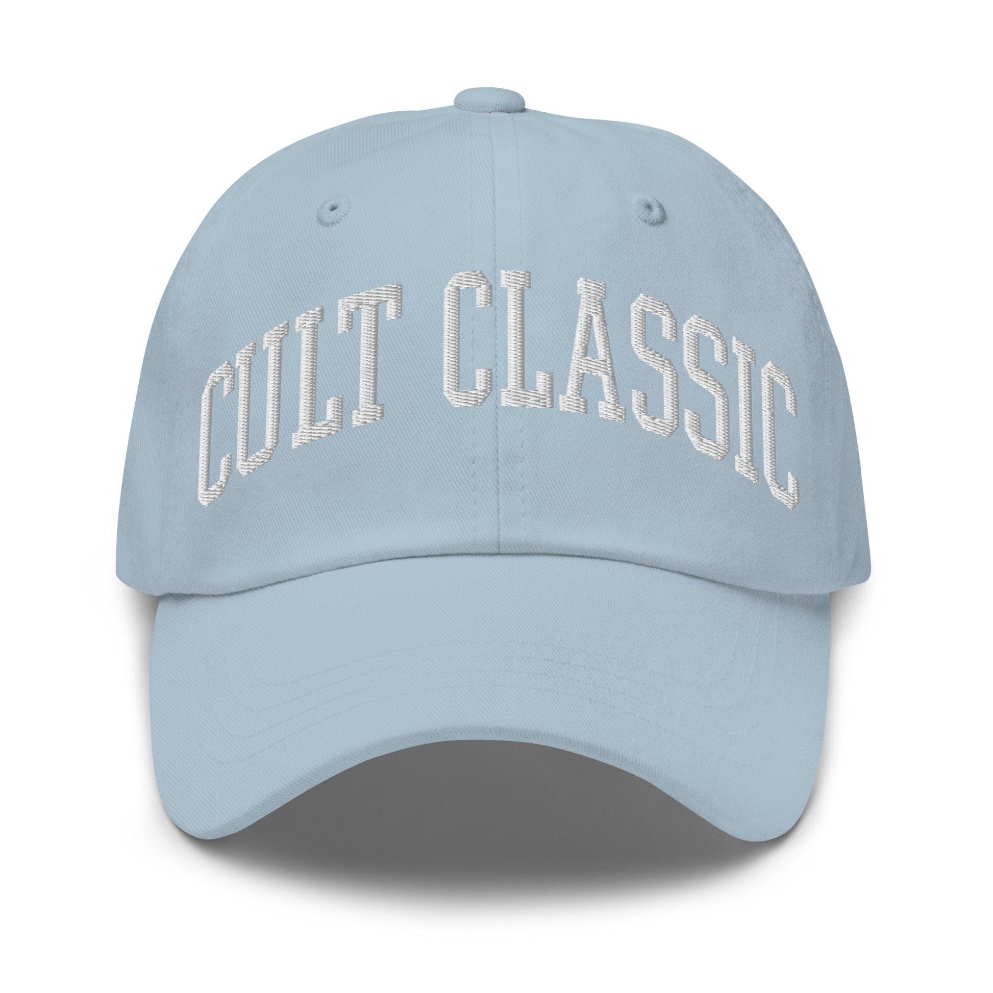 Cult Classic Embroidered Dad Hat - Light Blue