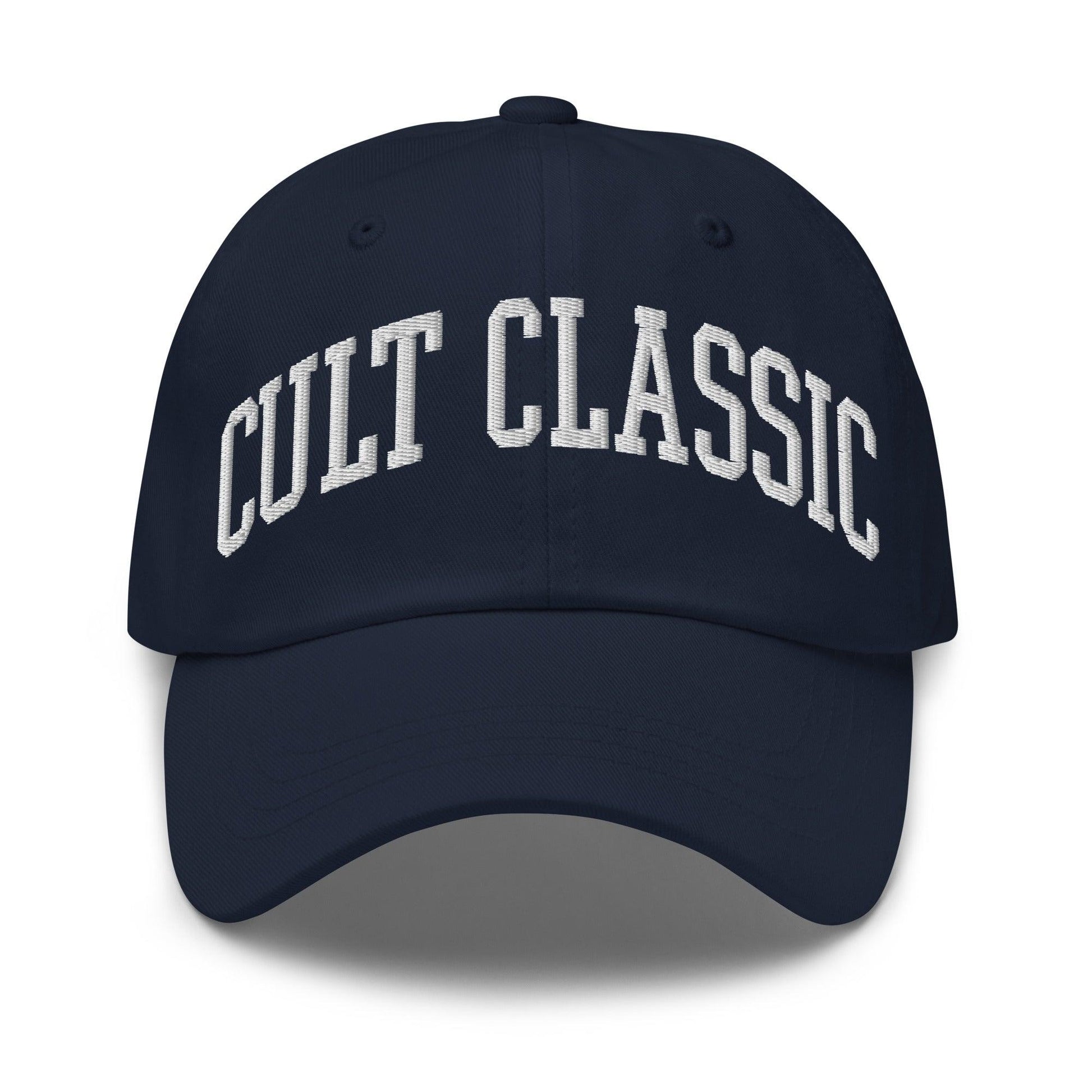 Cult Classic Embroidered Dad Hat - Navy