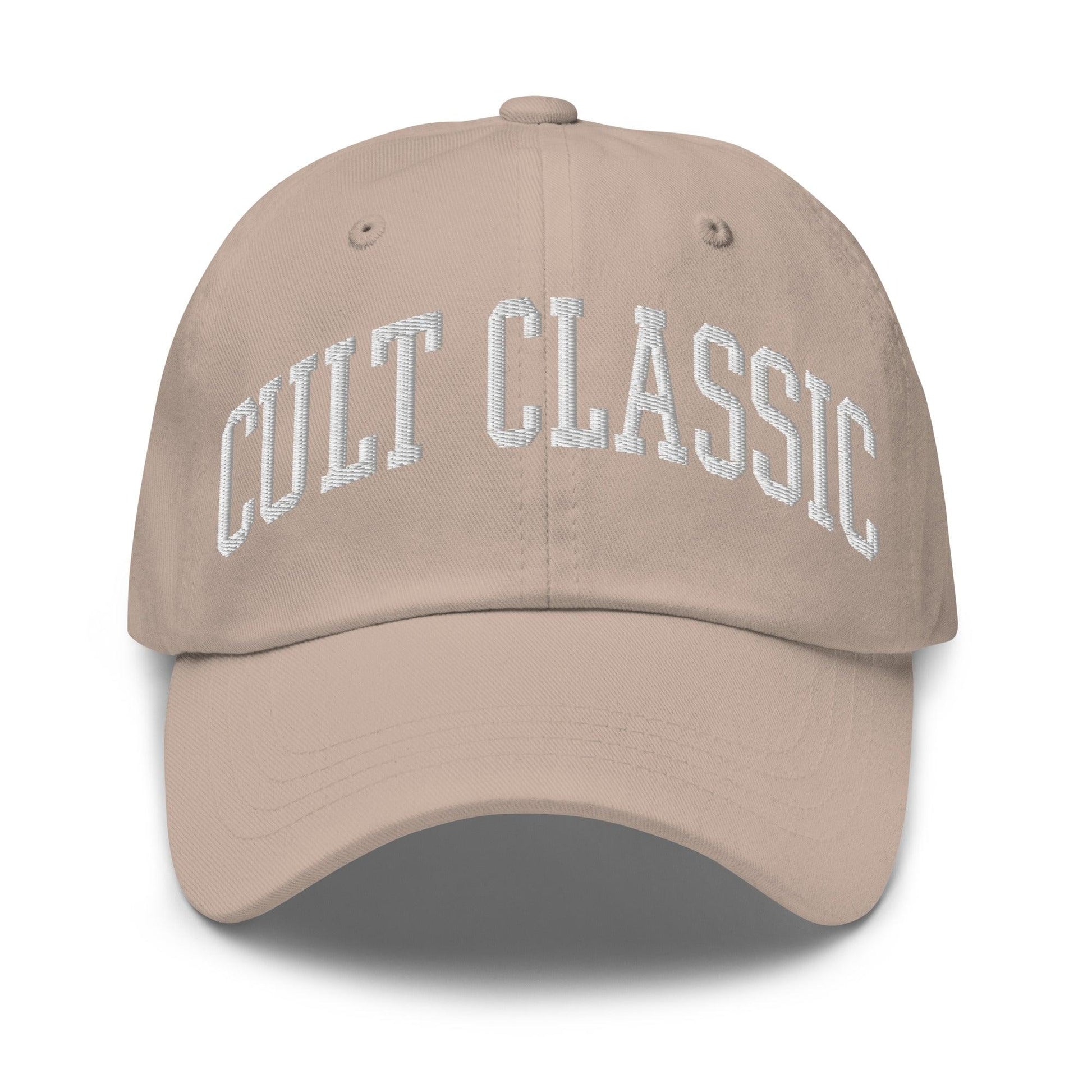 Cult Classic Embroidered Dad Hat - Stone