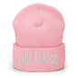 Cult Classic Embroidered Knit Cuffed Beanie - Baby Pink