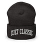 Cult Classic Embroidered Knit Cuffed Beanie - Dark Grey