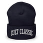 Cult Classic Embroidered Knit Cuffed Beanie - Navy