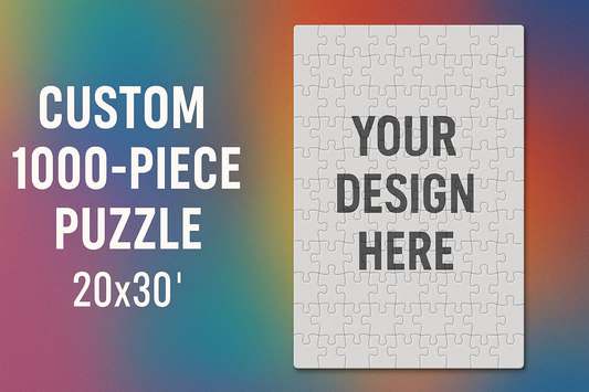 🧩 Custom 1000-Piece Puzzle – 20x30’’ Design-Only Edition - Puzzles