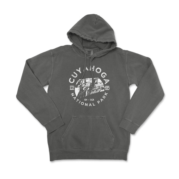 Cuyahoga Valley National Park Comfort Colors Hoodie - S / Pepper - hoodie