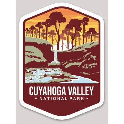 Cuyahoga Valley National Park Die Cut Sticker Large - sticker