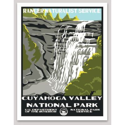 Cuyahoga Valley National Park WPA Sticker Large - sticker