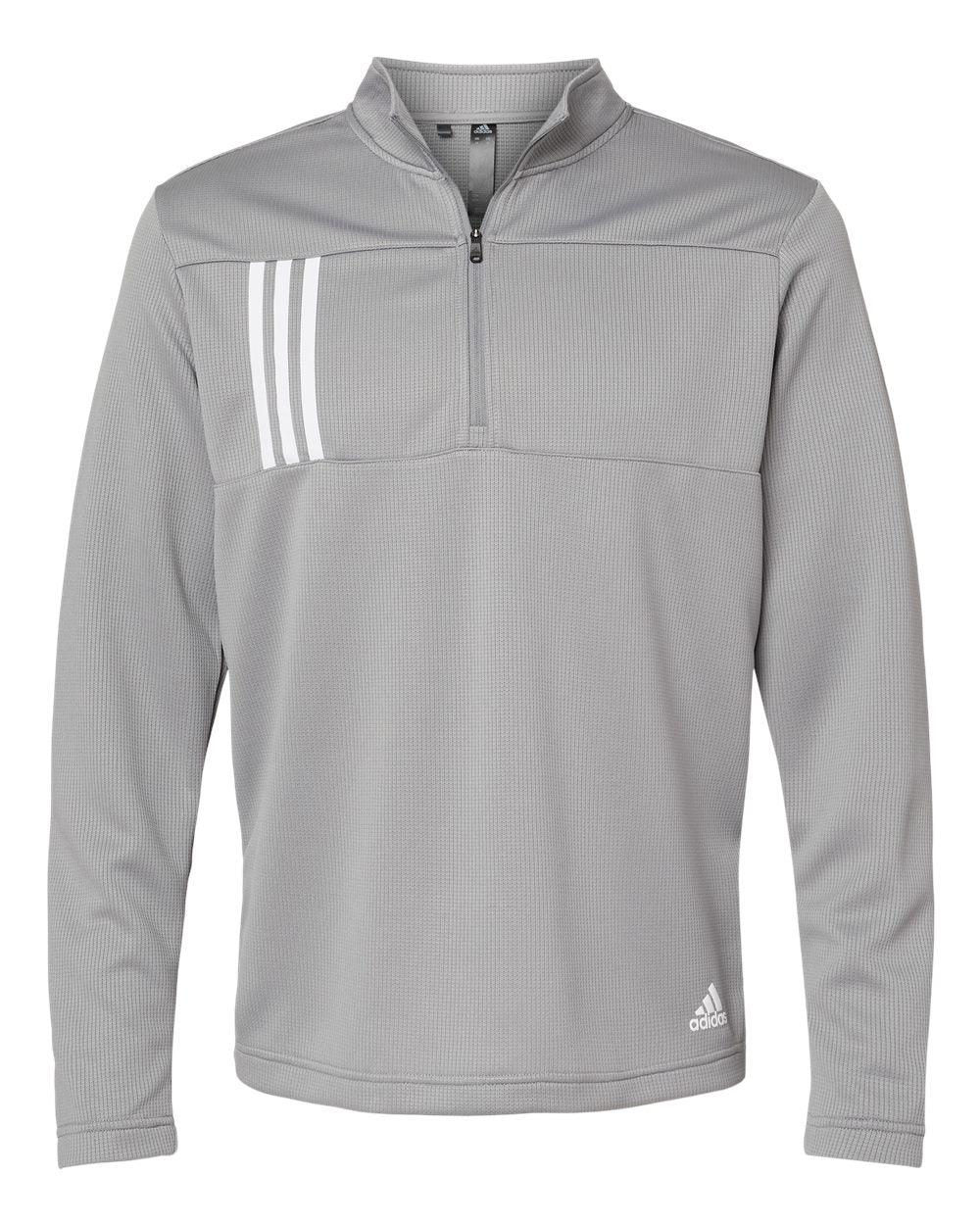 Adidas 3-Stripes Double Knit Quarter-Zip Pullover A482