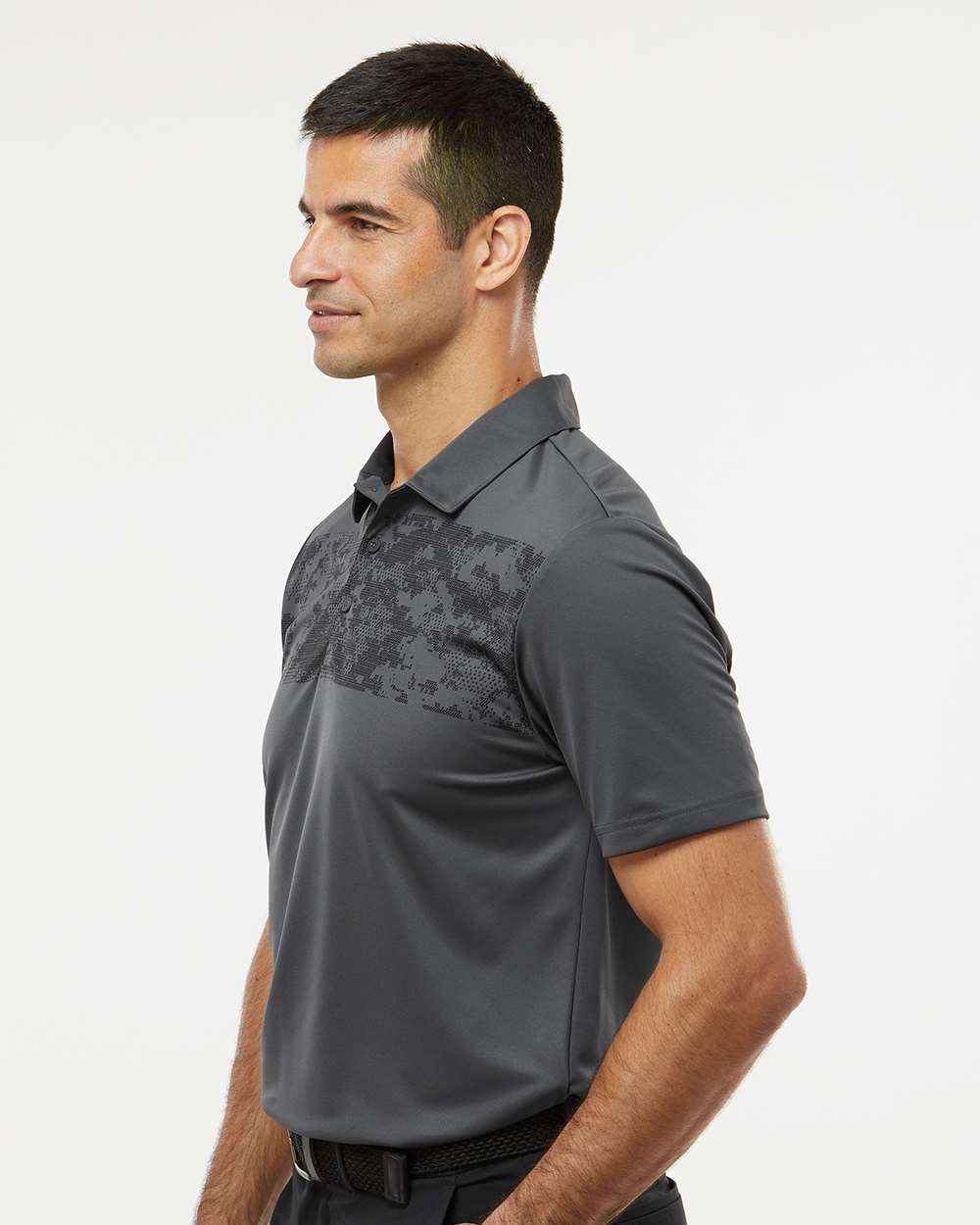 Adidas Camo Chest Print Polo A585