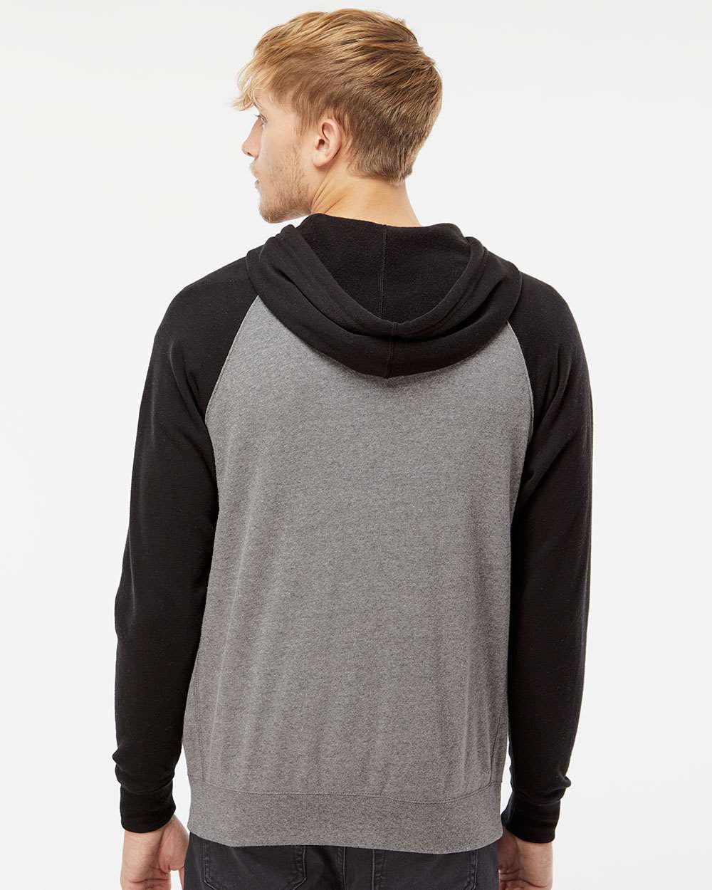 Independent Trading Co. Special Blend Raglan Full-Zip Hooded Sweatshirt PRM33SBZ