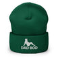 Dad Bod Mud Flap Silhouette Embroidered Knit Cuffed Beanie - Spruce