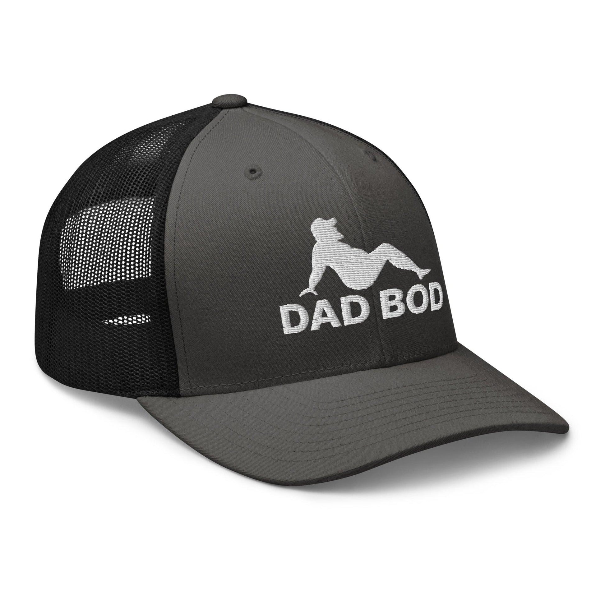 Dad Bod Mud Flap Silhouette Embroidered Mesh Trucker Hat
