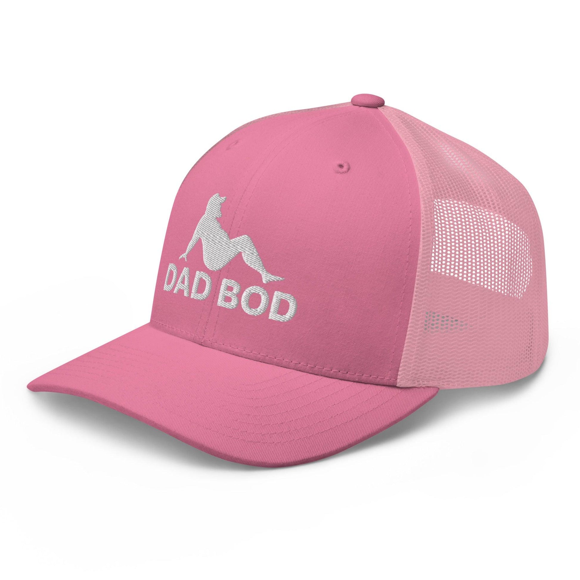Dad Bod Mud Flap Silhouette Embroidered Mesh Trucker Hat