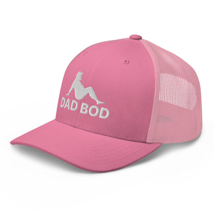Dad Bod Mud Flap Silhouette Embroidered Mesh Trucker Hat