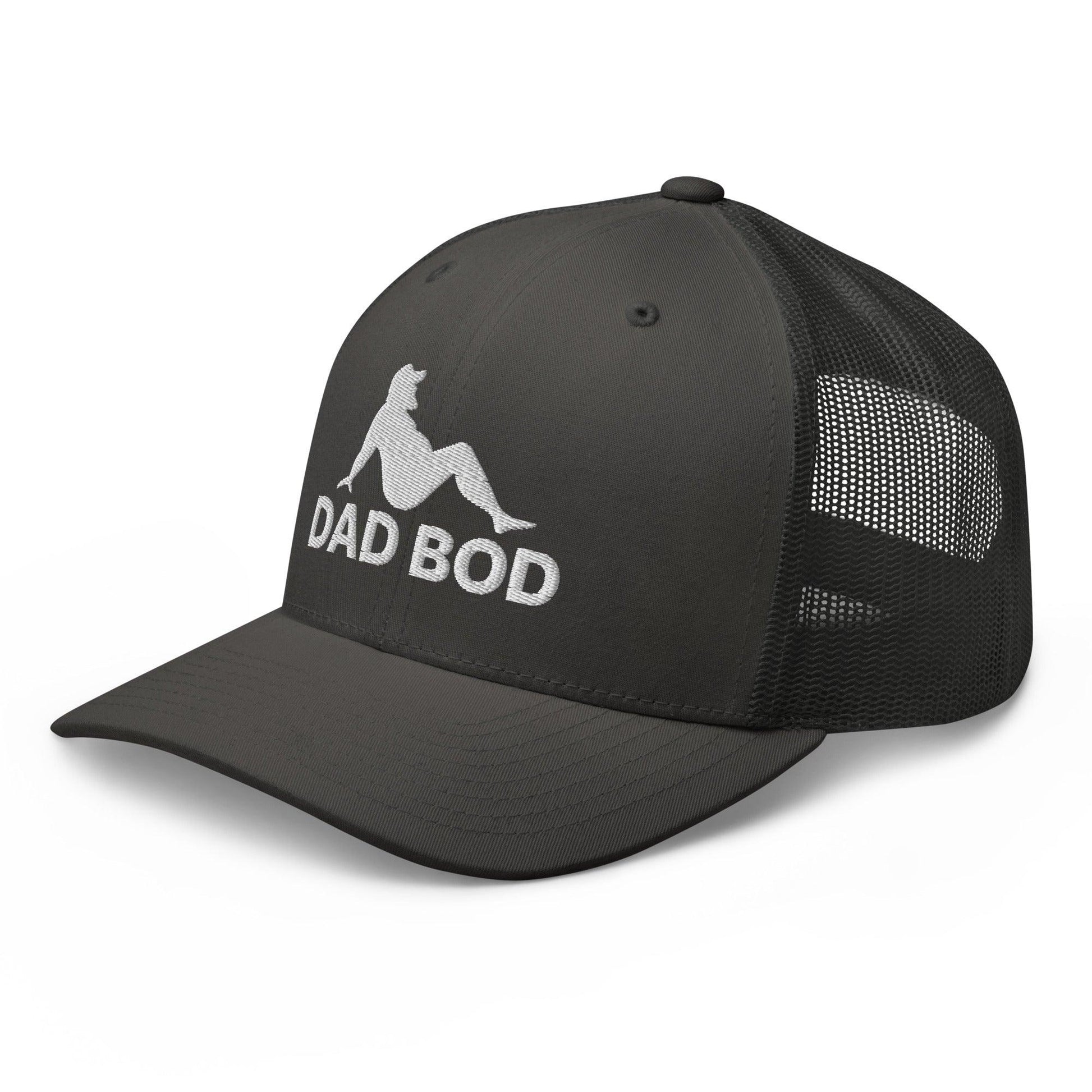 Dad Bod Mud Flap Silhouette Embroidered Mesh Trucker Hat