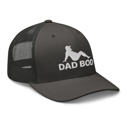 Dad Bod Mud Flap Silhouette Embroidered Mesh Trucker Hat