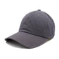 GN-1004 - Washed Cotton Dad Cap - Dark Grey / One size - CAPS