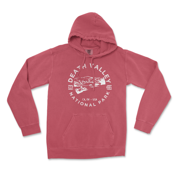 Death Valley National Park Comfort Colors Hoodie - S / Crimson - hoodie