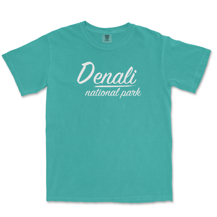 Denali National Park Comfort Colors T Shirt - S / Seafoam - tshirt