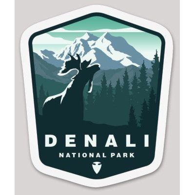 Denali National Park Die Cut Sticker - sticker