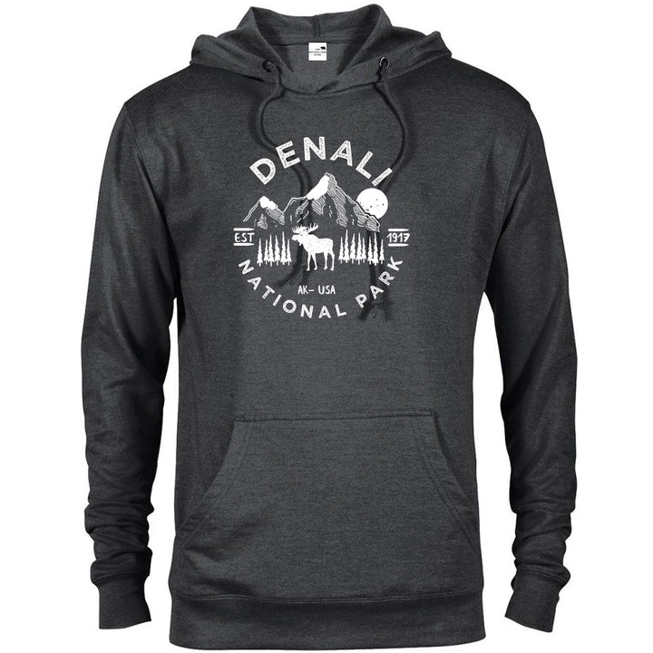 Denali National Park Hoodie - S / Charcoal Heather - hoodie