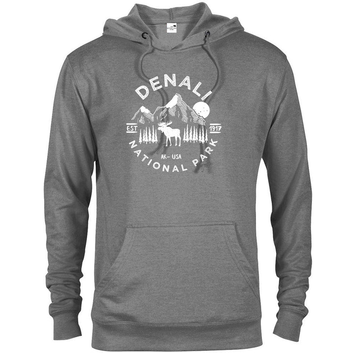 Denali National Park Hoodie - S / Graphite Heather - hoodie