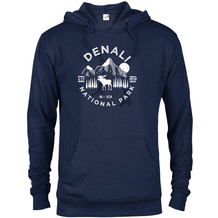 Denali National Park Hoodie - S / Navy - hoodie