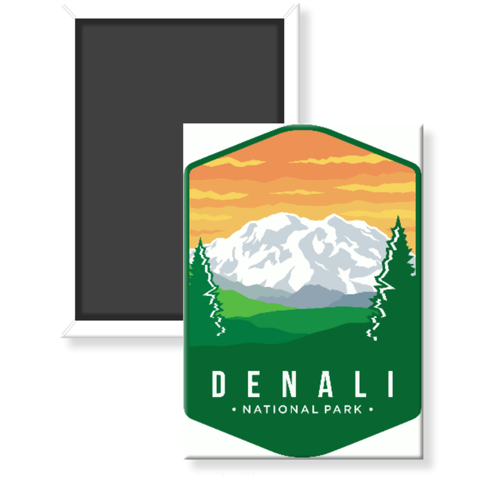 Denali National Park Magnet - magnet