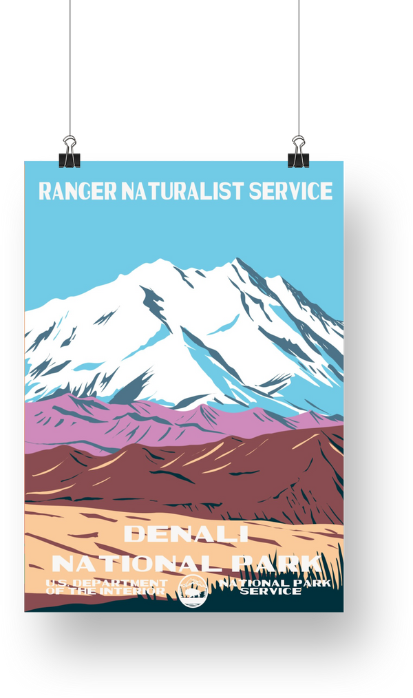 Denali National Park Poster - poster