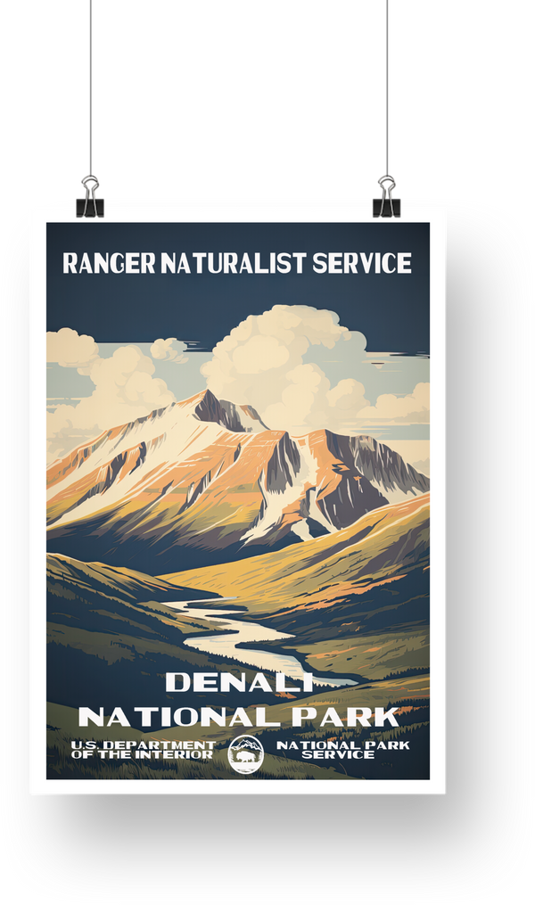 Denali National Park Poster - poster