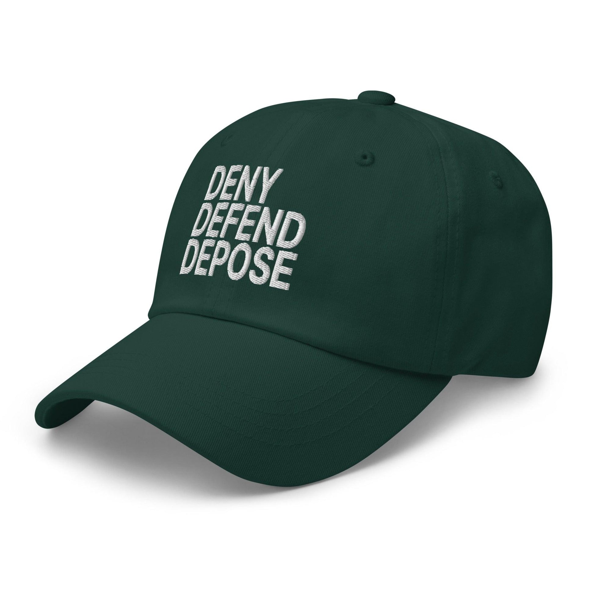 Deny Defend Depose Embroidered Dad Hat