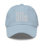 Deny Defend Depose Embroidered Dad Hat - Light Blue
