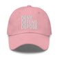 Deny Defend Depose Embroidered Dad Hat - Pink