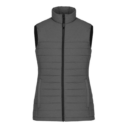 Design your toronto puffer vest: live screen printing custom apparel pv900 - Grey Heather / XS - Puffer Vest