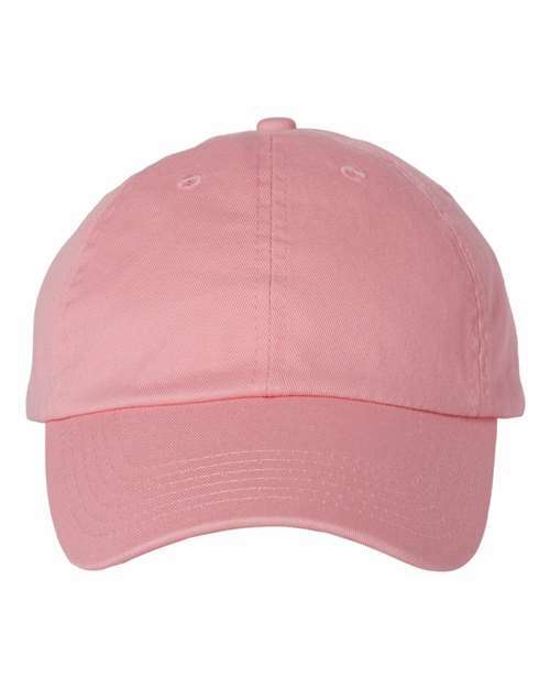 Design your own: bio-washed dad hat for custom apparel and screen printing. Code: hat-001