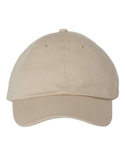 Design your own: bio-washed dad hat for custom apparel and screen printing. Code: hat-001