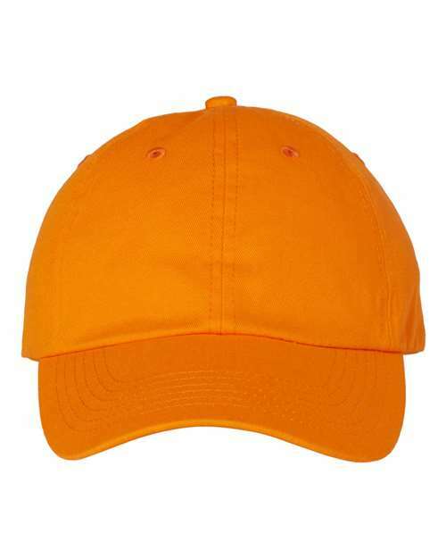 Design your own: bio-washed dad hat for custom apparel and screen printing. Code: hat-001